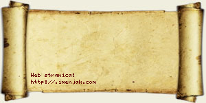 Jakov Trnjaković vizit kartica